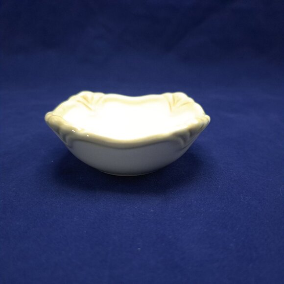 Princess House Pavillion Exclusive Small White Dip Dish - Picture 1 of 6